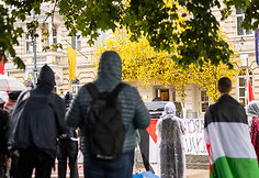 Protestas prie vie&scaron;bučio &bdquo;Grand Hotel Vilnius&ldquo;