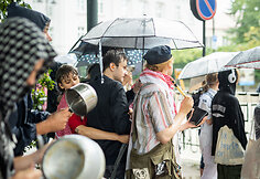 Protestas prie vie&scaron;bučio &bdquo;Grand Hotel Vilnius&ldquo;