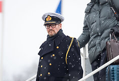 Danijos karaliaus ir karalienės pasitikimas Vilniaus oro uoste