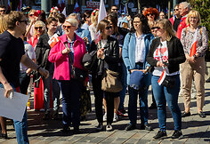 Vilniaus gatvėmis žygiavo tradicinė Lietuvos lenkų sąjungos organizuojama eisena