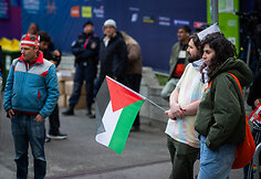 Palestinos palaikymo protestas prieš Eurovizijos finalą