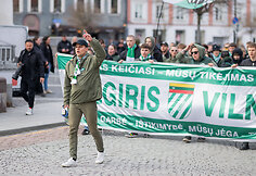 Vilniaus „Žalgirio“ fanų eisena