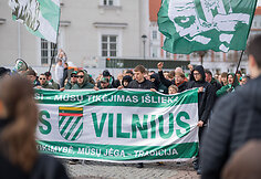 Vilniaus „Žalgirio“ fanų eisena