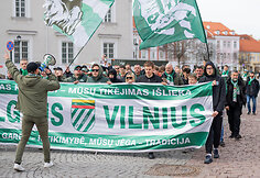 Vilniaus „Žalgirio“ fanų eisena