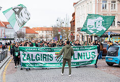 Vilniaus „Žalgirio“ fanų eisena