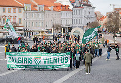 Vilniaus „Žalgirio“ fanų eisena