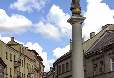 Vilnius, Užupio angelas, nuotrauka i&scaron; pirmo apsilankymo Lietuvoje 2005 m.