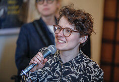 Parodą atidarė VDA Grafikos katedros vedėja doc. Elena Grudzinskaitė