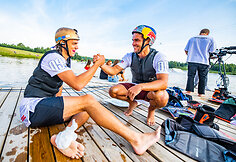 Akimirka iš „Red Bull Wake2el” vandenlenčių varžybų