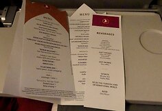 Maisto pasirinkimas Turkish Airlines lėktuve