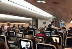 Maisto patiekimas Turkish airlines lėktuve