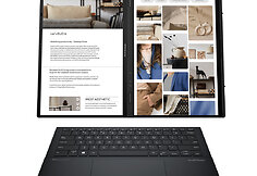 ASUS pristatė „Zenbook DUO“, pirmąjį pasaulyje 14 colių dviejų OLED ekranų nešiojamąjį kompiuterį