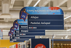 Kainų mažinimo revoliucija MAXIMOJE