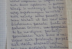 Romo Kalantos mamos Elenos rašyti prisiminimai