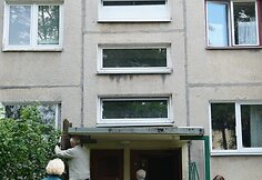 &bdquo;Fluxus Labas! Kiemas&ldquo; Muravos gatvės 19 namo kieme