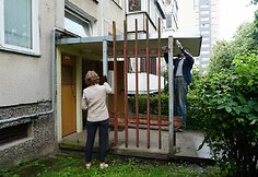 &bdquo;Fluxus Labas! Kiemas&ldquo; Muravos gatvės 19 namo kieme