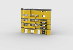 Roko Mik&scaron;iūno i&scaron; &bdquo;Lego&ldquo; detalių sukonstruoti modernistiniai pastatai