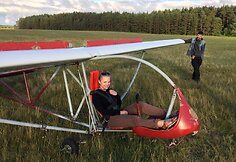 Sklandytuvo pilotė Elzė Maslauskaitė