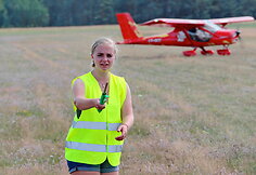 Sklandytuvo pilotė Elzė Maslauskaitė