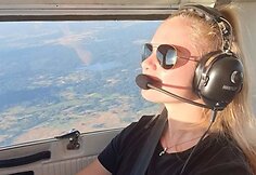 Sklandytuvo pilotė Elzė Maslauskaitė