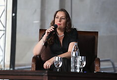 Susitikimas su ra&scaron;ytoja Kristina Sabaliauskaite Kaune, Pažaislio vienuolyne 