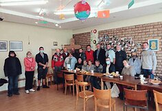 Kauno arkivyskupas Kęstutis Kėvalas lankėsi dienos centre &bdquo;Ateik&ldquo;