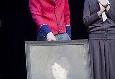 Nacionaliniame Kauno dramos teatre jubiliejaus proga sveikinamas aktorius Dainius Svobonas.