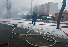 Jonavoje degė gyvenamasis namas