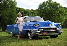 Joana ir „Cadiilac DeVille Coupe“, 1956 m. Automobilio savininkas – Stasys Pranevičius