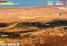 Sausio 15 d. (pirmadienis). Tupisa-Salta. Bendra dienos rida: 587 km (greičio ruožai: 242 km)