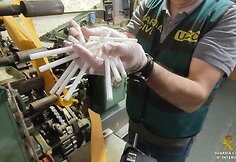 Požeminis cigarečių fabrikas