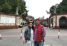 Vitalijus Cololo su žmona Inga