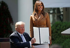 Donaldas ir Melania Trumpai