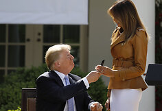 Donaldas ir Melania Trumpai