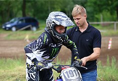 Vaikų motokroso stovyklos akimirkos