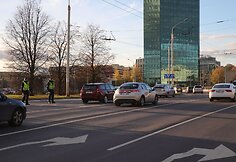 Edukologijos žiede eismo judėjimu rūpinasi policija