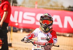 Jaunųjų sportininkų motokroso varžybų akimirkos