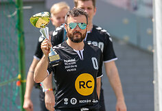 LNK ir &bdquo;Radiocentro&ldquo; futbolo rungtynių akimirka