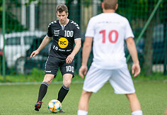 LNK ir &bdquo;Radiocentro&ldquo; futbolo rungtynių akimirka