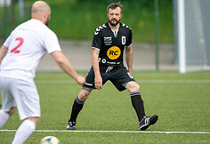 LNK ir &bdquo;Radiocentro&ldquo; futbolo rungtynių akimirka