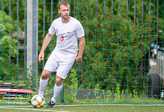 LNK ir &bdquo;Radiocentro&ldquo; futbolo rungtynių akimirka