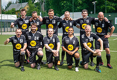 LNK ir &bdquo;Radiocentro&ldquo; futbolo rungtynių akimirka