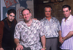 Michaelas Imperioli, Jamesas Gandolfini, Tony Sirico, Stevenas Van Zandtas