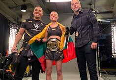 Filmo &bdquo;Rose Namajunas: a&scaron; esu čempionė&ldquo; akimirka