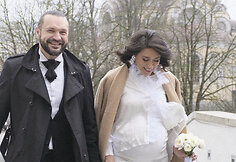 Rūtos Andre ir Valerijaus &Scaron;atunovo vestuvių akimirka