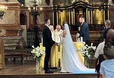 TV laidų vedėjos Monikos Malu&scaron;kaitės ir Dainiaus Čeplinsko vestuvės
