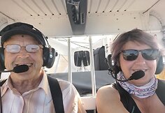 Jurgita Lieponė su Kazimieru i&scaron; Rokonių kaimo