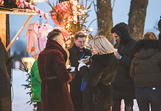 Kalėdinio parko Krik&scaron;tėnų dvare atidarymas