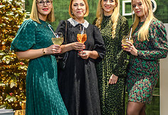 Kalėdinio vakarėlio akimirka