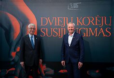 Egidijus Stancikas ir Japonijos ambasadorius Lietuvoje Tetsu Ozaki